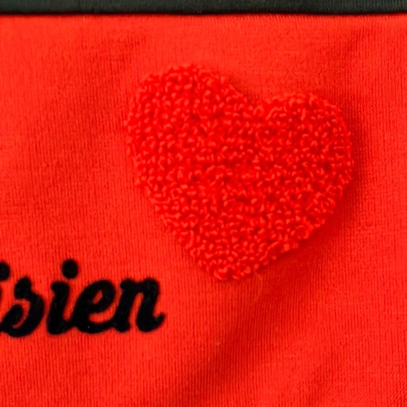 NAF NAF Women's Navy blue and Red Jersey Top - Picture 11 of 13